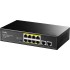 Комутатор Cudy FS1010P, 8-Port 10/100M PoE+ Switch with 2 Uplink Ports 120W