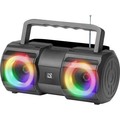 Акустична система Defender 1.0 Beatbox 20Вт, Light/BT/MIC/FM/USB/TF Акустична система Defender 1.0 Beatbox 20Вт, Light/BT/MIC/FM/USB/TF