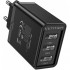 Зарядний пристрій 3xUSB A 12W Black Vention (FEAB0-EU)