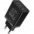 Зарядний пристрій 3xUSB A 12W Black Vention (FEAB0-EU)