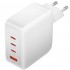 Зарядний пристрій 4xUSB 140W (3xUSB-C+USB-A) PD3.1/QC3.0/GaN White Vention (FEIW0-EU)