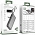 УМБ Acefast 20000mAh 130W PD,QC3.0 USB-A+USB-C In/Out,build-in cable M22 Gray