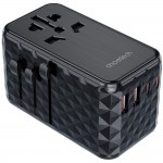 Зарядний пристрій 4xUSB 100W PD (2хUSB-C+2хUSB-A) сharger diamond model чорний Choetech (PD6028-BK)