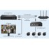ДБЖ Marsriva DC UPS KP9 Pro 240VAC 12xDC+PoE24VGigabit1A+USB, 14V/16V/19V/24V/48V/53V 100W 24000mAh