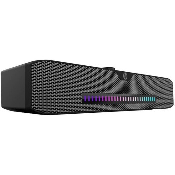 Акустична система 2.0 HP DHS-4200, Bluetooth, 3,5мм+USB, 6Вт, Sound Bar LED RGB, Black