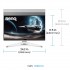 Монітор 27" BenQ EX271U, 4K, IPS, 165Гцб 1ms, HDMI, DP, USB-C, HAS, Pivot, чорно-білий