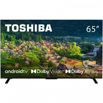 Телевізор 65 Toshiba 65UA2363DG UHD/LED/T2/Android 11/2 x 12W/Dolby Digital/HDMI/Wi-Fi/VESA 400 x 200 M4/Bl ( 65UA2363DG )