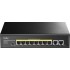 Комутатор Cudy GS1010PE, 8-Port Gigabit PoE+ Switch with 2 Gigabit Uplink Ports 120W
