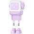 Зарядний пристрій 3xUSB 65W (2xUSB-C+USB-A) Gan Robot tech Fast Charger Фіолетовий CD361 Ugreen (35291)