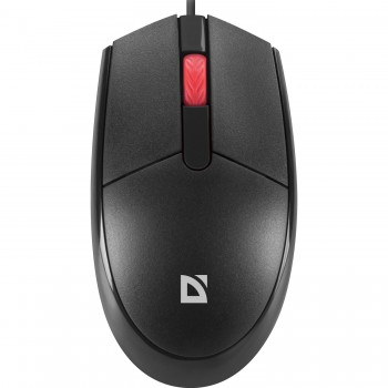 Мишка Defender Delta MM-523, 3кн.,1000dpi, безшумна чорна