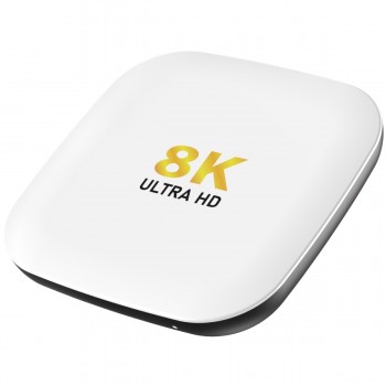 TV Медіаплеєр H96 MAX M2 4/64Gb/ Rockchip RK3528/ Android 13/ WiFi 2.4G+5G/BT 5.1/ білий