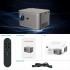 Проектор H96 MAX HY350 , LED, LCD, Full HD, 300 AL,16:9, Android 11.0, HDMI, WiFi, Bluetooth, сірий (H96MAX_HY350)