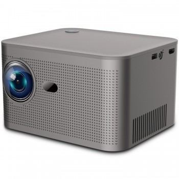 Проектор H96 MAX HY350 , LED, LCD, Full HD, 300 AL,16:9, Android 11.0, HDMI, WiFi, Bluetooth, сірий (H96MAX_HY350)