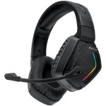 Ігрова гарнітура XTRIKE ME GH-512W XBOX/PS/PC, бездротова+ 2.4G+3,5мм, 7 режимів RGB, чорна