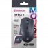 Мишка Defender Effect X MS-095, бездротова, 6 кн. до 1600 dpi, безшумна, чорна