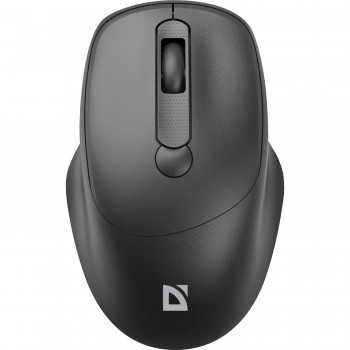 Мишка Defender Feam MM-296, бездротова, 4кн. до 1600 dpi, безшумна, чорна