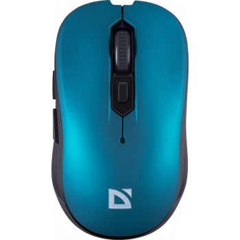 Мишка Defender Gassa MM-105, бездротова, 6кн. до 1600 dpi, безшумна, бірюзова