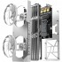 Відеокарта GeForce RTX5070 Inno3D TWIN X2 OC WHITE, 12GB GDDR7, 192bit, PCI Express 5.0 (N50702-12D7X-195064W)