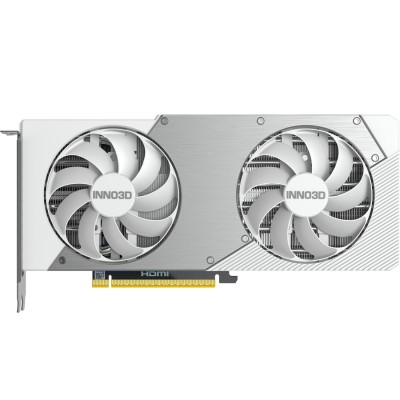 Відеокарта GeForce RTX5070 Inno3D TWIN X2 OC WHITE, 12GB GDDR7, 192bit, PCI Express 5.0 (N50702-12D7X-195064W)
