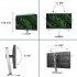 Монітор 27" Philips 27B2G5500, QHD IPS,100Hz, 2xHDMI, DP, USB-hub, HAS, Pivot, кол., сріблясто-сірий