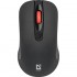 Мишка Defender Nexus MS-195 бездротова, 4 кн. до 1600 dpi, безшумна, чорна