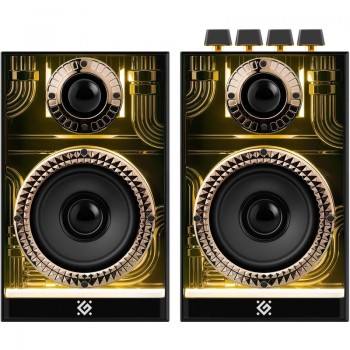 Акустична система 2.0 Defender Futuro, 20Вт Bluetooth/USB/TF/AUX, LED, чорна