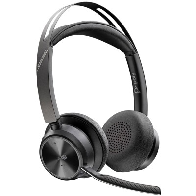 Гарнітура Poly Focus 2 - M USB-C + USB-C/A Adapter HS with Charge Stand Stereo