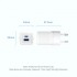 Зарядний пристрій 2xUSB 30W (USB-A/USB-C) + USB-C cable М-М White Vention (TZ-FEQW0-EU-01)