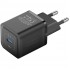 Зарядний пристрій 1xUSB-C 20W GaN + USB-C cable М-М Black Vention (TZ-FEPB0-EU-01)