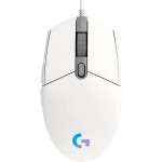 Миша ігрова провідна Logitech G102 Lightsync USB White(910-005809)