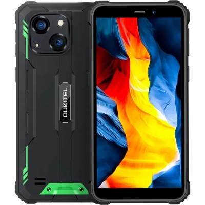 Смартфон Oukitel G2 5.93"HD+ /4GB/64GB/ T606 / 6300mAh /13+5Мп/ IP69K /NFC Green