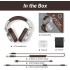 Гарнітура OneOdio Fusion A70, Bluetooth+3,5мм/6,35мм, Silver Brown