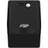 ДБЖ FSP FP650, 650VA/360W, Schuko*2, USB + RJ45, 230V/50Hz, Black