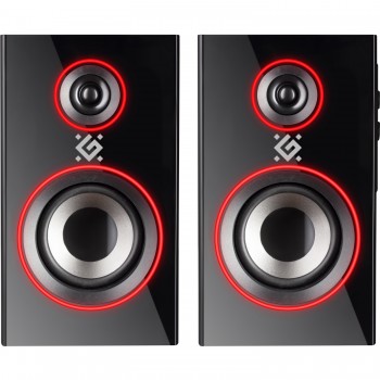 Акустична система 2.0 Solar 20 20Вт Bluetooth 5.0+3,5мм, RGB підсвітка, чорна