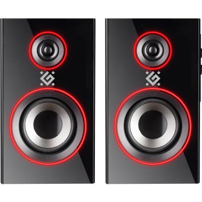 Акустична система 2.0 Solar 20 20Вт Bluetooth 5.0+3,5мм, RGB підсвітка, чорна Акустична система 2.0 Solar 20 20Вт Bluetooth 5.0+3,5мм, RGB підсвітка, чорна
