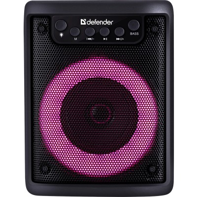 Акустична система 1.0 Defender Funky 10Вт, Light/BT/FM/USB/MIC/AUX Акустична система 1.0 Defender Funky 10Вт, Light/BT/FM/USB/MIC/AUX