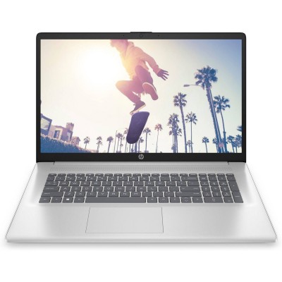 Ноутбук HP 17-cn4039ua 17.3" FHD IPS, 300n/Core 3-100U (4.7)/8Gb/SSD512Gb/Intel Gr/DOS/Сріблястий (C9RL6EA)