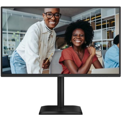 Монітор 27" AOC Q27E4U, QHD, 120Hz, HDMI, DP, USB-hub, HAS, Pivot, колонки, чорний