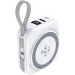 УМБ Choetech Magnetic Wireless 10000mAh 22,5W PD USB-A,USB-C,build-in USB-C,Apple Watch charger