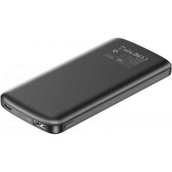 УМБ Choetech 10000mAh 12W USB-A,USB-C чорна