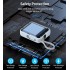 УМБ Choetech 10000mAh 35W PD3.0 USB-C In/Out, with buid-in type-C cabel голуба