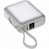 УМБ Choetech 10000mAh 35W PD3.0 USB-C In/Out, LED Display, with buid-in type-C cabel сіра