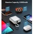 УМБ Choetech 10000mAh 35W PD3.0 USB-C In/Out, LED Display, with buid-in type-C cabel сіра