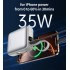 УМБ Choetech 10000mAh 35W PD3.0 USB-C In/Out, LED Display, with buid-in type-C cabel сіра