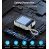 УМБ Choetech 10000mAh 35W PD3.0 USB-C In/Out, LED Display, with buid-in type-C cabel сіра