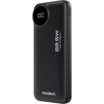 УМБ Choetech 10000mAh 22,5W PD 2xUSB-A, USB-C чорна