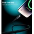 Дата кабель USB-C to Lightning 1.8m MFi PD20W braided black Choetech (XCL-1021-BK)