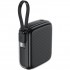 УМБ Acefast 10000mAh 20W PD,QC3.0 USB-C In/Out with build Type-C cable, M15 Black