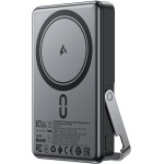 УМБ Acefast Magnetic Wireless 10000mAh 22.5W PD,QC 3.0 USB-C In/Out, QI 15W, with holder M17 Black