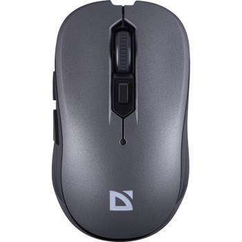 Мишка Defender Gassa MM-105, бездротова, 6 кн., 1600 dpi, безшумна сіра